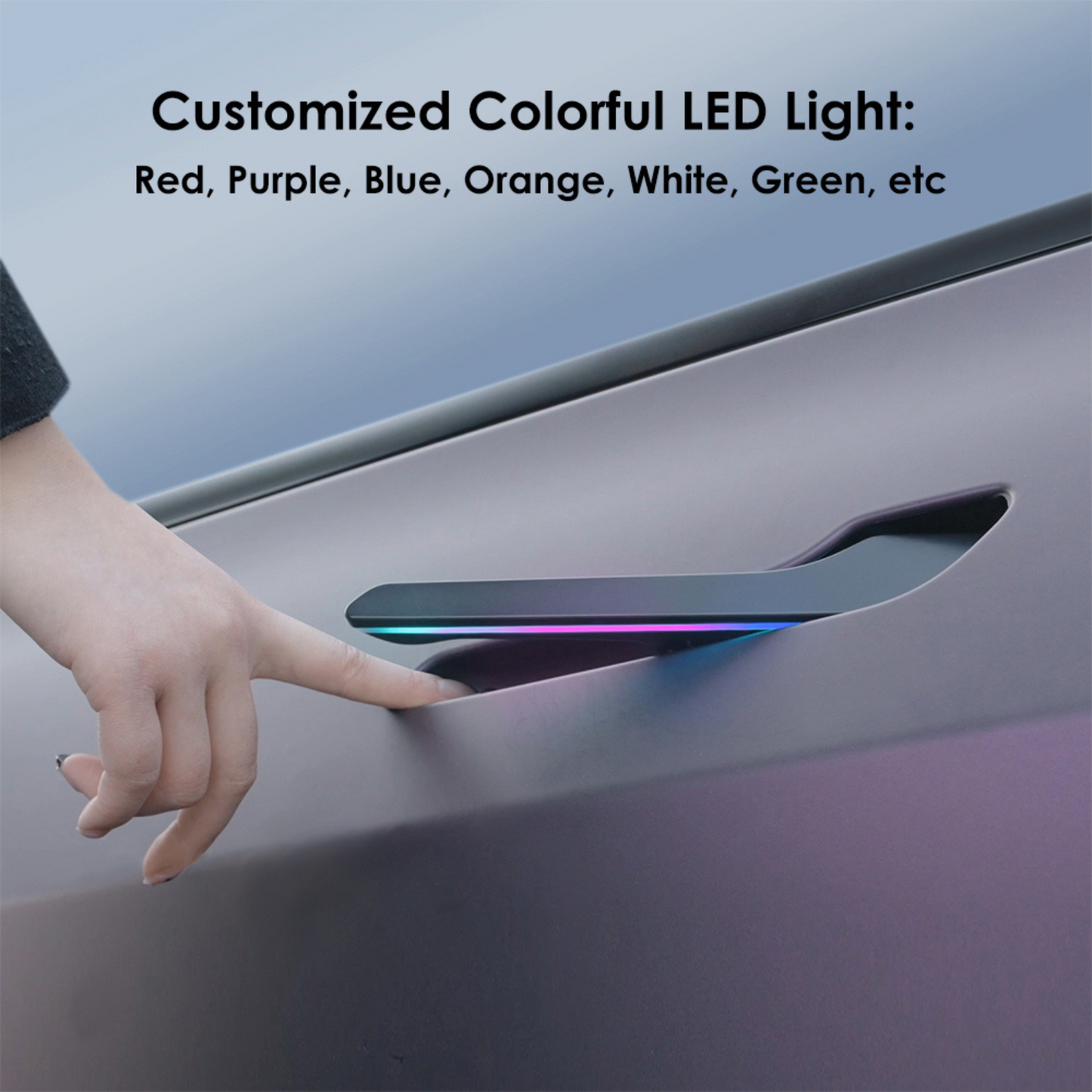 Maniglie luminose RGB con apertura automatica - Tesla Model 3 e Model Y