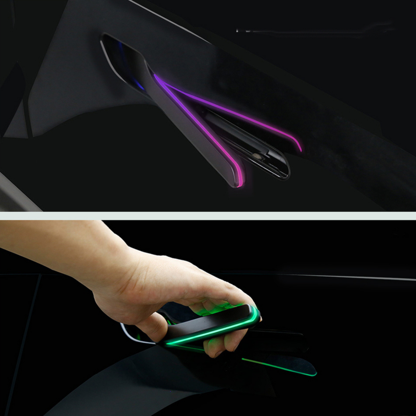 Maniglie luminose RGB con apertura automatica - Tesla Model 3 e Model Y